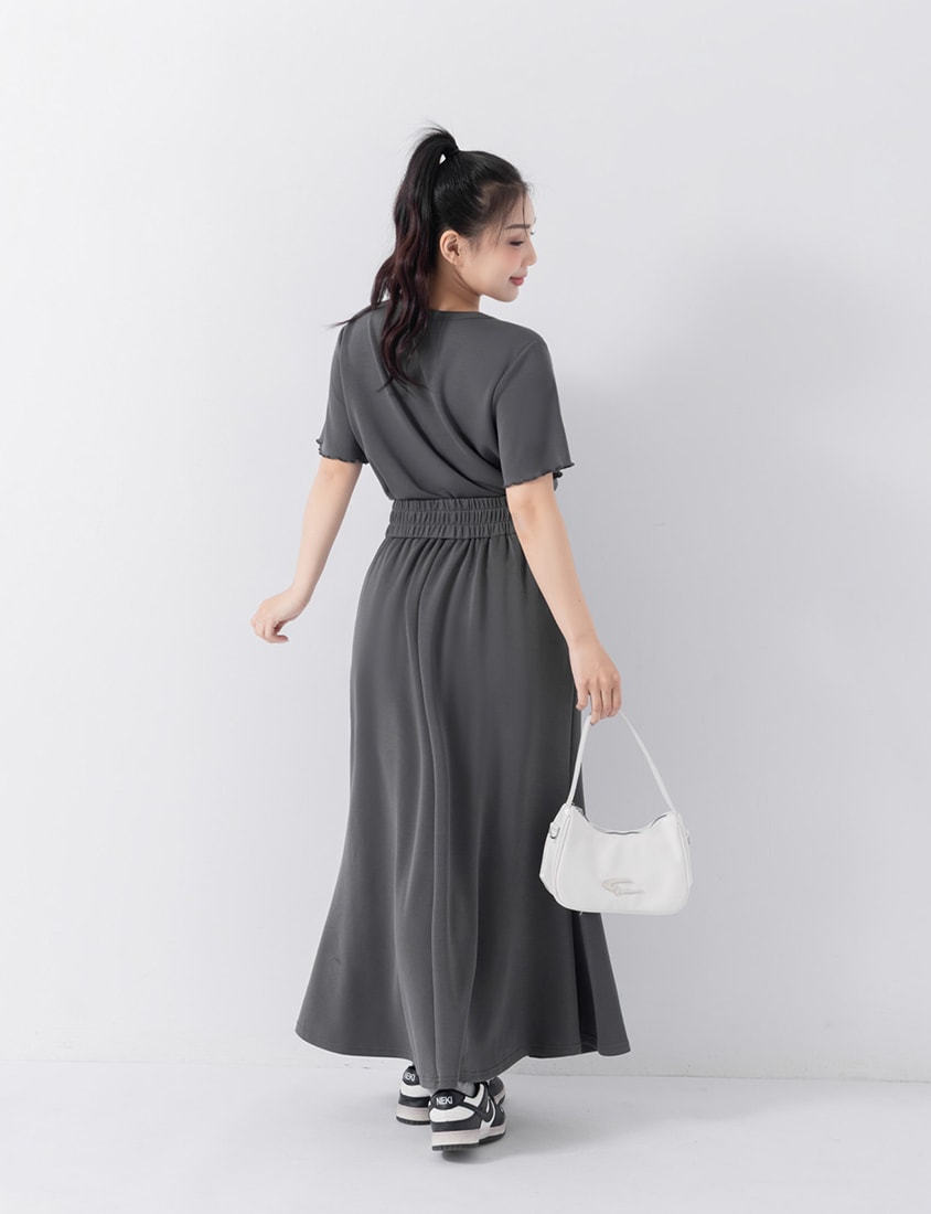 COOL PRO+ Slimming Mermaid Plus Size Maxi Skirt