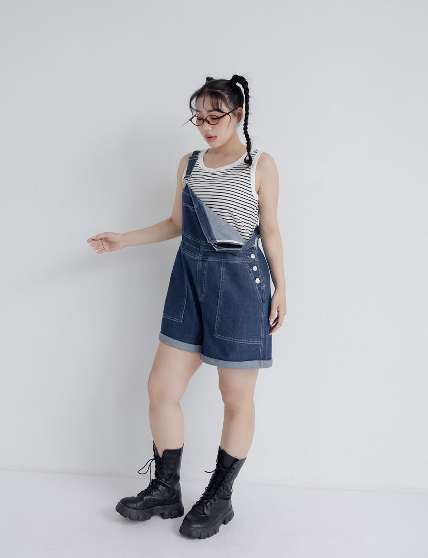 Summer Stripe Colorblock Plus Size Tank
