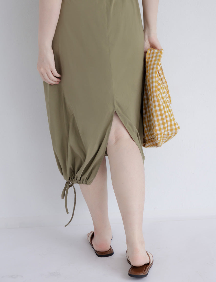 Cooling Tech V-Neck Plus Size Maxi Dress