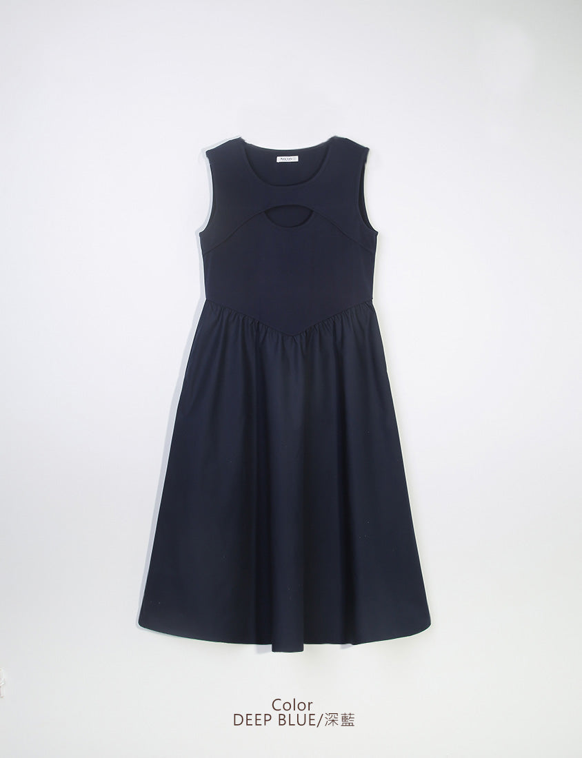 MUA! Hot Front Cut-Out Plus Size Tank Dress