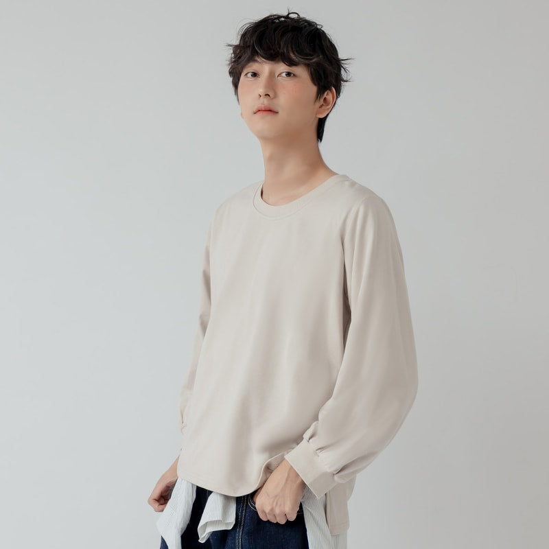 Oversized Cotton Slit Plus Size Sweatshirt (Unisex)