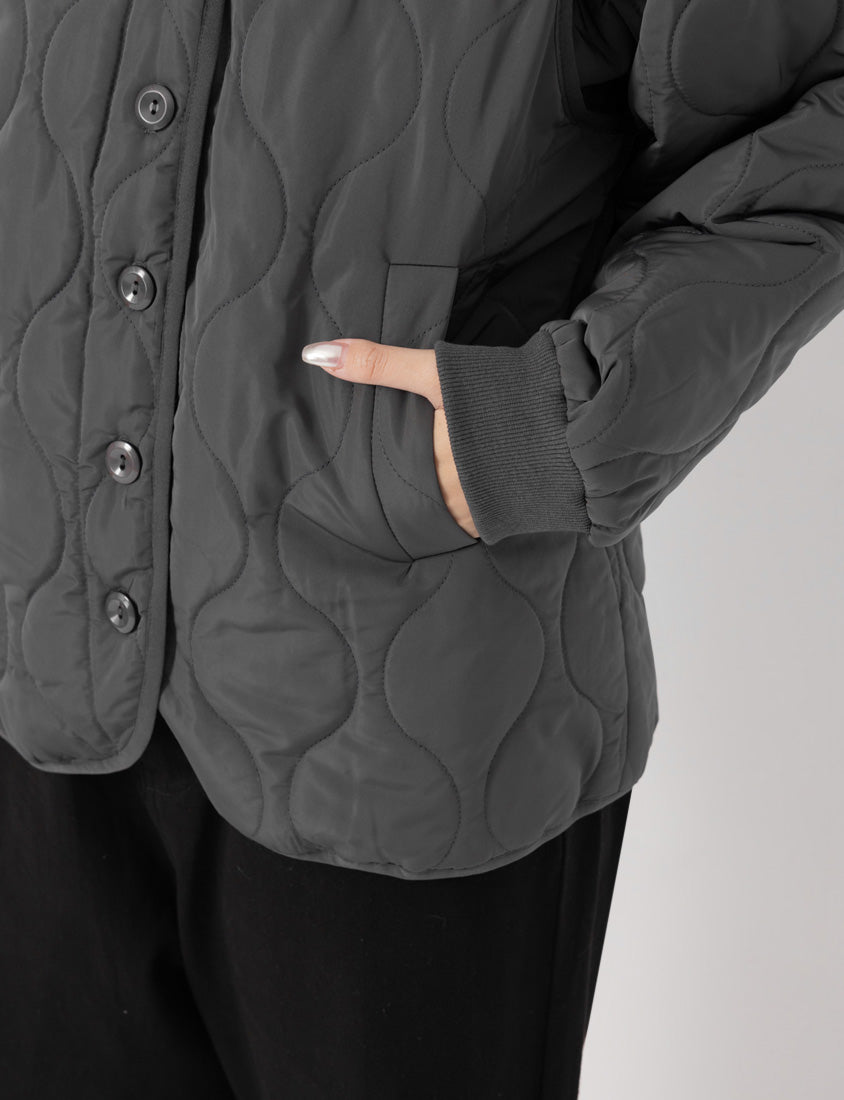 Japanese Style Water-Repellent 2-Way Padded Plus Size Coat