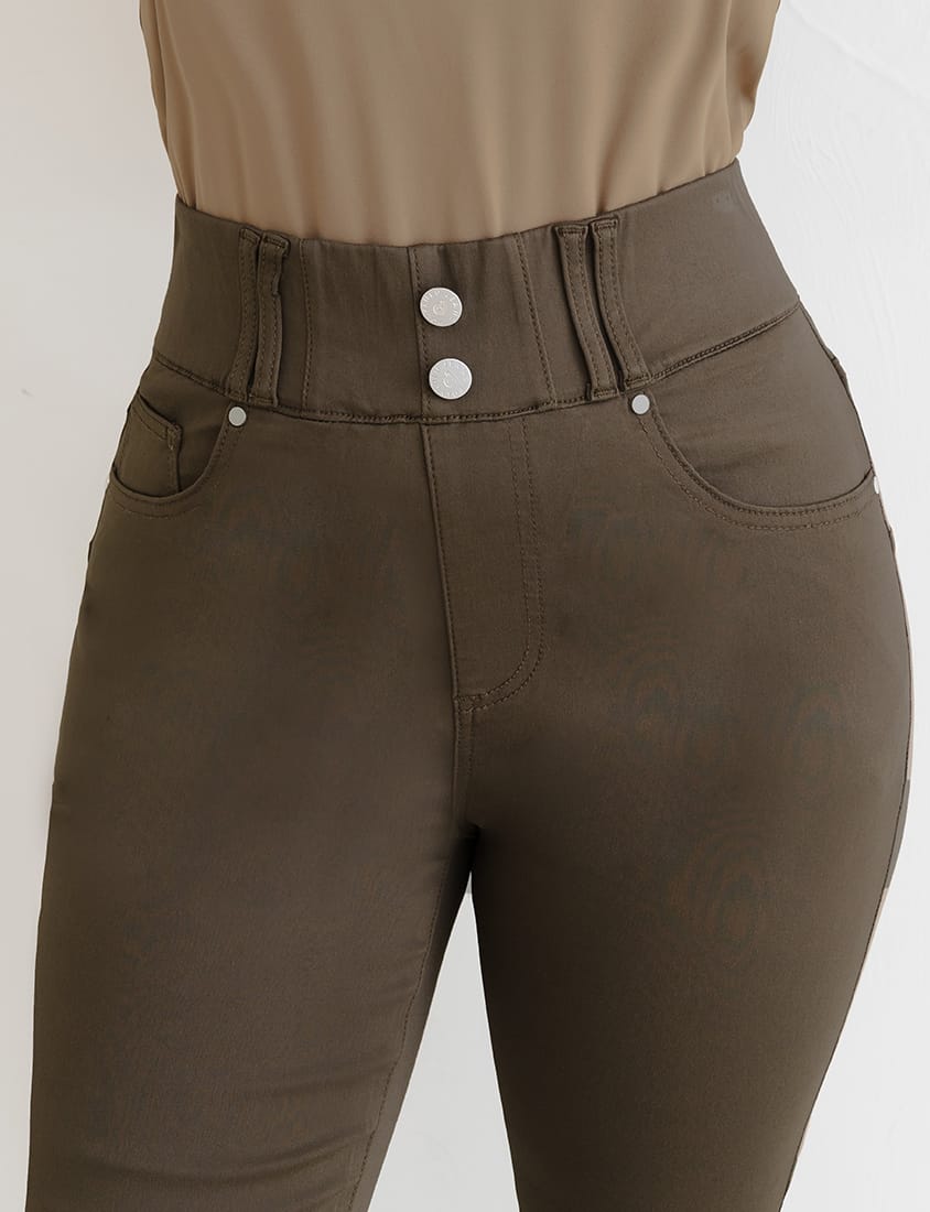 Cooling Elastic Wide Waistband Long Pants