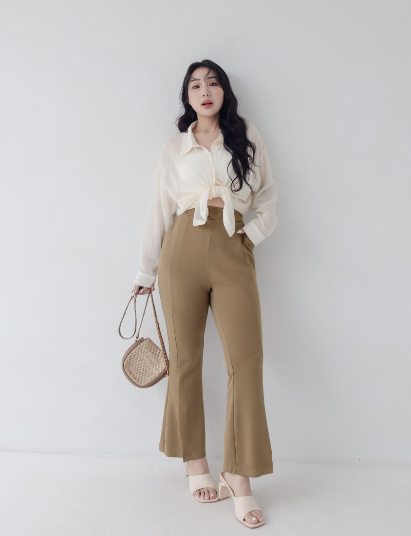 COOL PRO+ Space Cotton Plus Size Slimming Pants (Cropped)