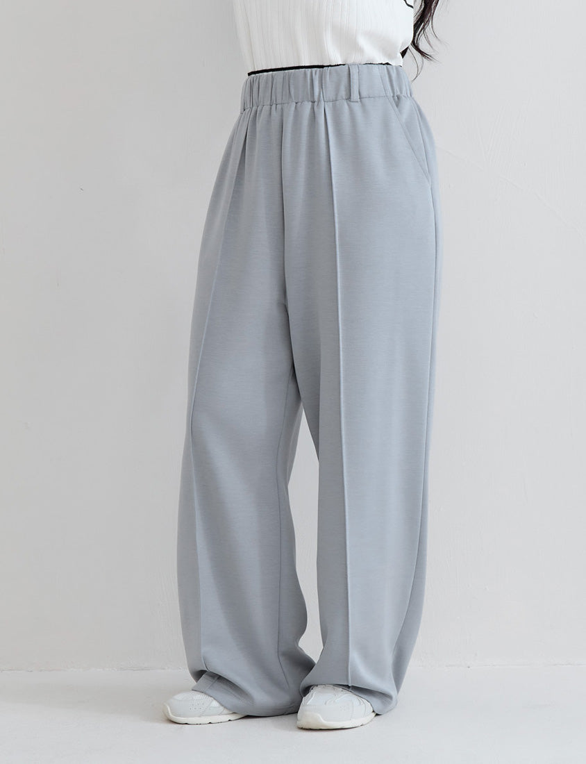 Slimming Cloud Cotton High Waist Plus Size Wide Leg Pants