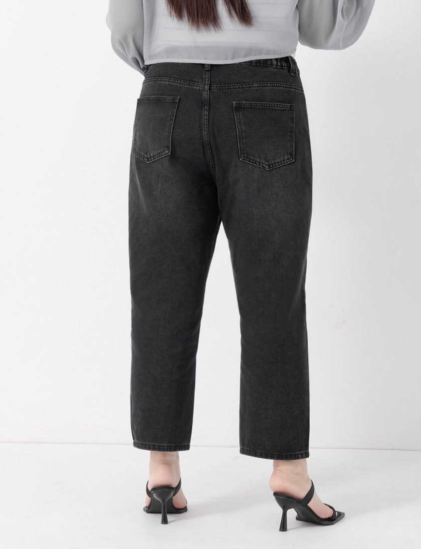 Apple-Shaped Friendly! Perfect Fit Plus Size Boyfriend Jeans