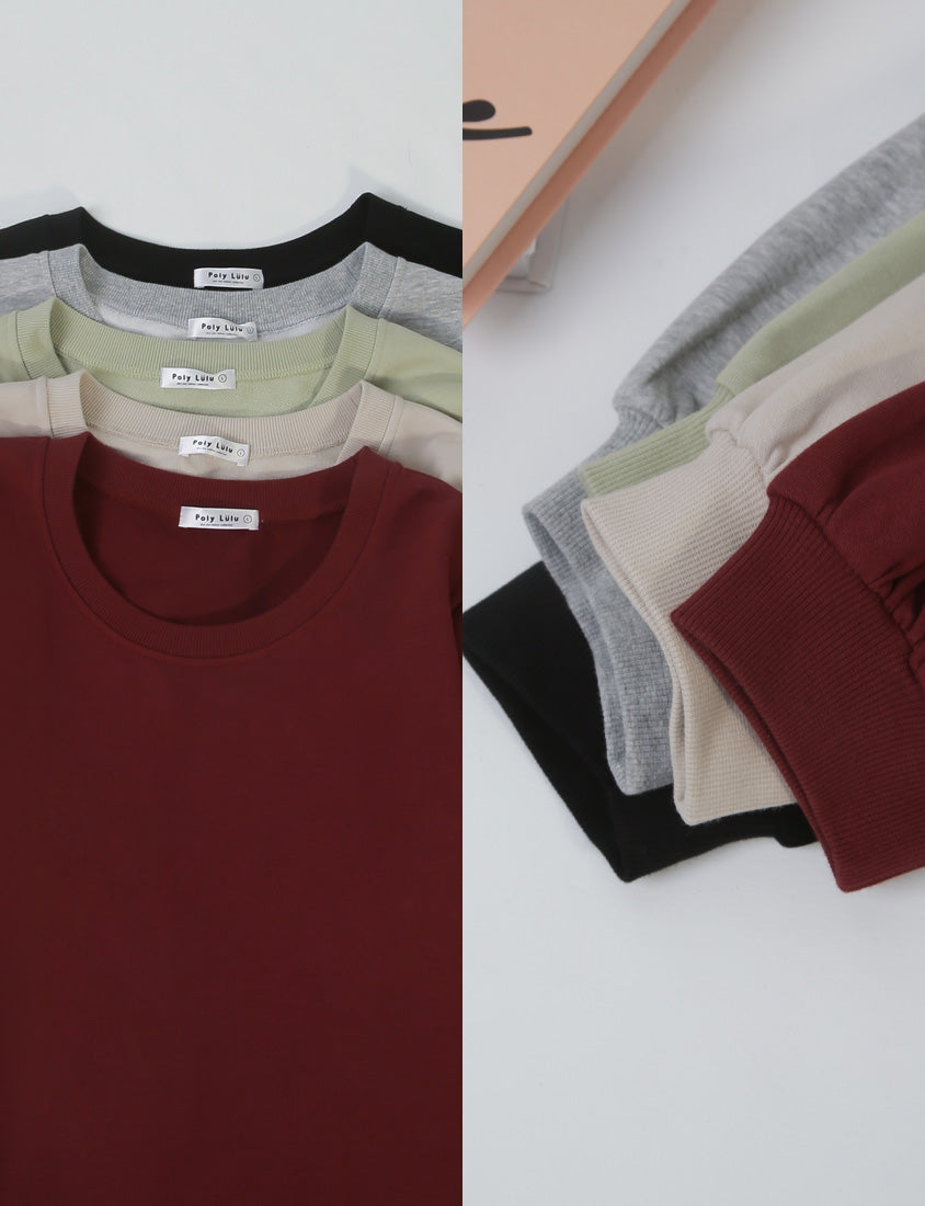 Oversized Cotton Slit Plus Size Sweatshirt (Unisex)