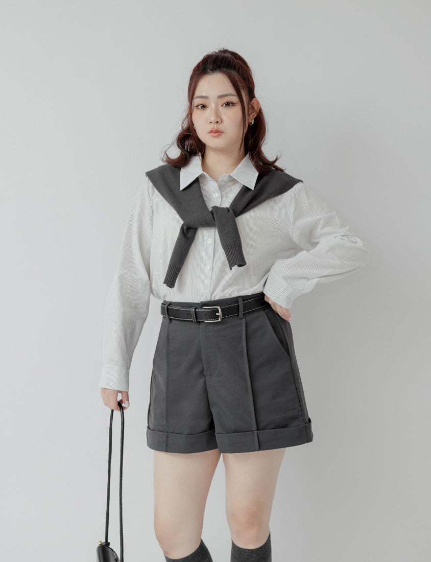 Versatile Multi-Color Knit Shawl