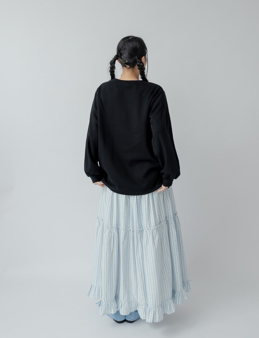 Oversized Cotton Slit Plus Size Sweatshirt (Unisex)