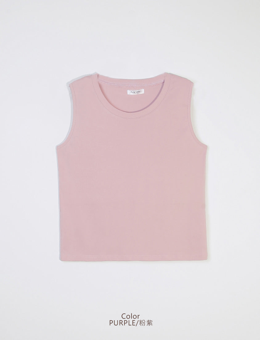 Everyday Basic Crewneck Plus Size Tank Top