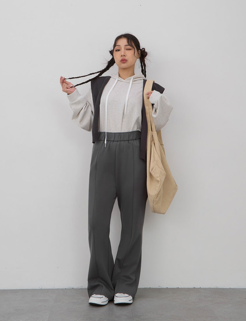 Crowds' Favorite Ultra-Stretch Leg-lengthening Roman Plus Size Flared Pants