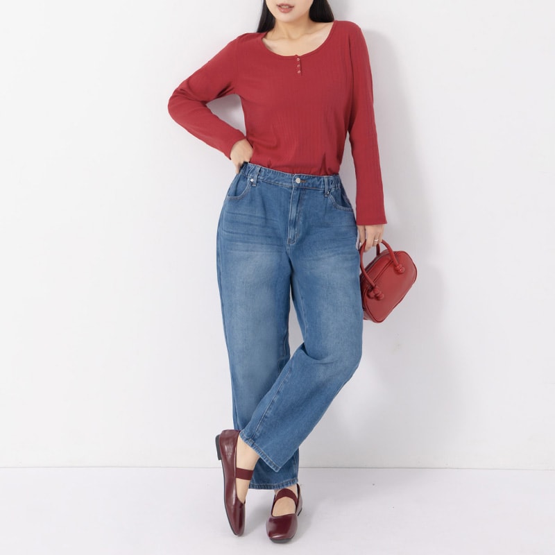 Pear-Shaped Friendly! Perfect Fit Plus Size Boyfriend Jeans