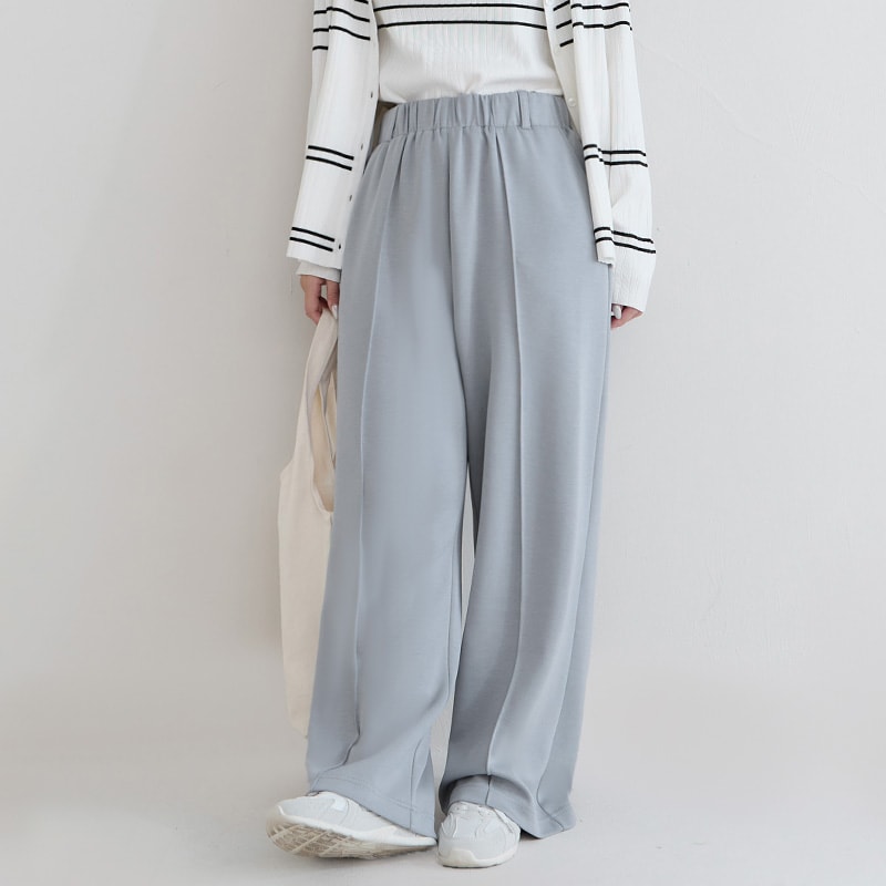 Slimming Cloud Cotton High Waist Plus Size Wide Leg Pants