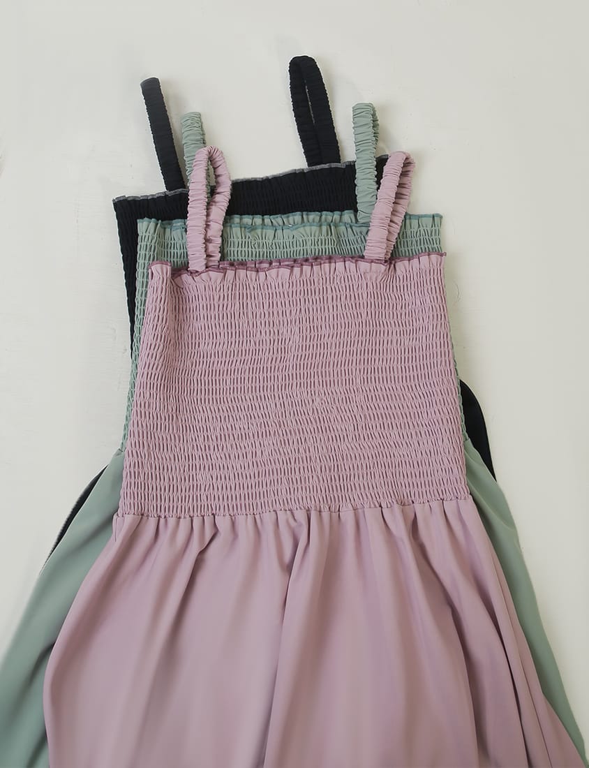 Colorblock Ruffle Trim Smocked Tiered Plus Size Mini Dress