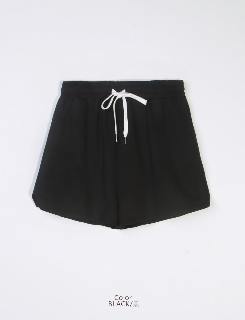 Cloud Cotton Elastic Drawstring Casual Plus Size Shorts