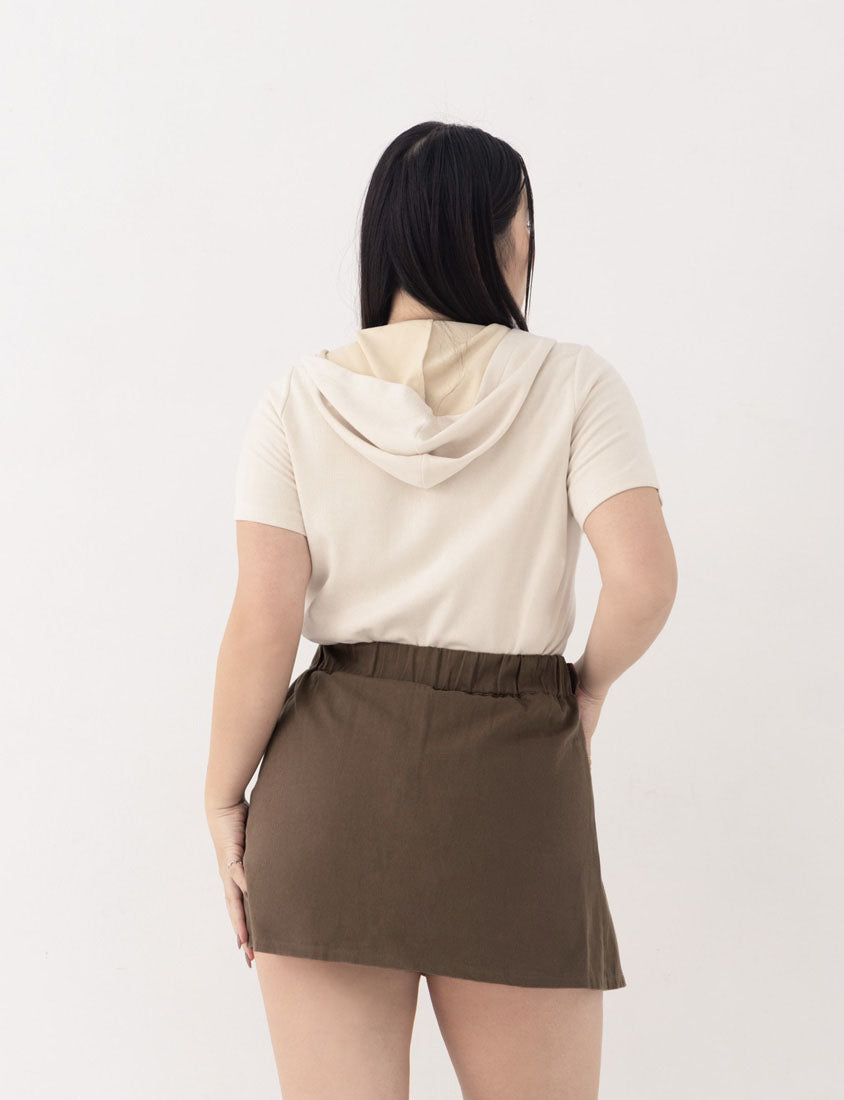 MUA! Suede Zip-Up Plus Size Hoodie
