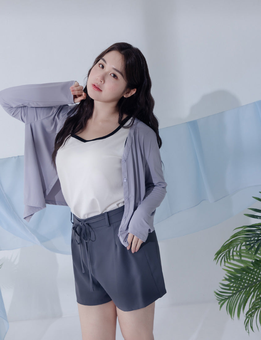 MISS. UV PRO+ Cooling Tech V-Neck Sun Protection Plus Size Jacket