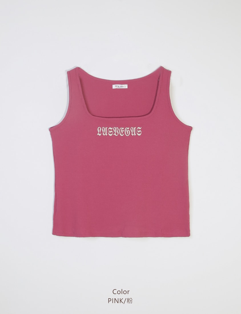 MUA! LAS VEGAS Ribbed Plus Size Tank Top