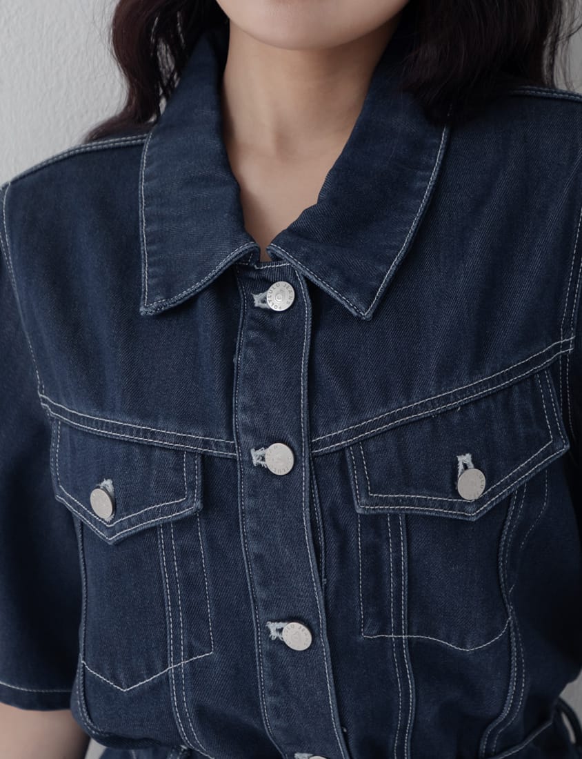 Lyocell Cooling Short Sleeve Button-Up Plus Size Jacket