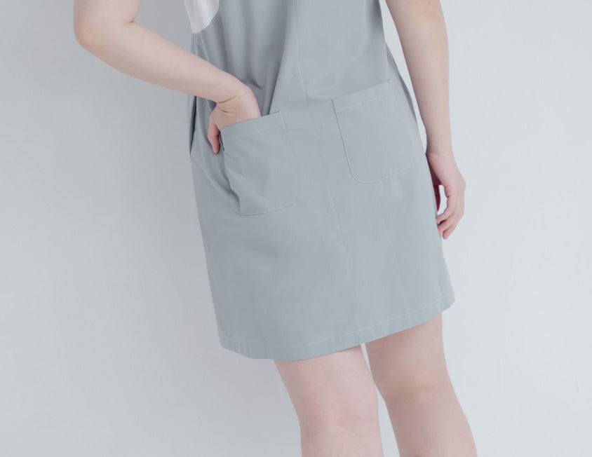 Classic Faux Two-Piece Strap Plus Size Dress