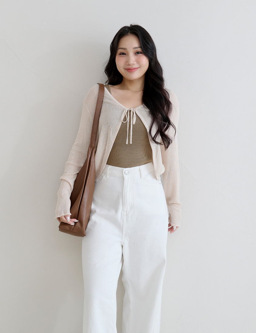 Square Neck Wide Straps Bra Bulges Support Knit Plus Size Tank Top