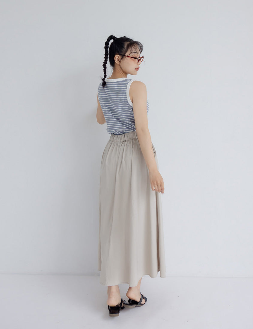 Summer Stripe Colorblock Plus Size Tank