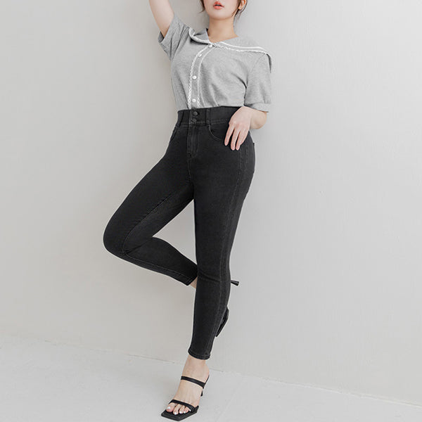 Tummy Flattering Plus Size Slimming Jeans
