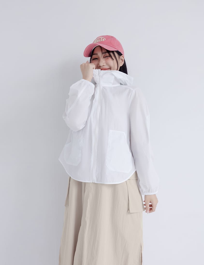 UV PRO+ Lightweight Functional Cropped Utility Plus Size Jacket