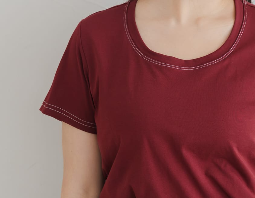 Pobra. UV PRO+ Cooling Antibacterial BRA TEE (with Pads)