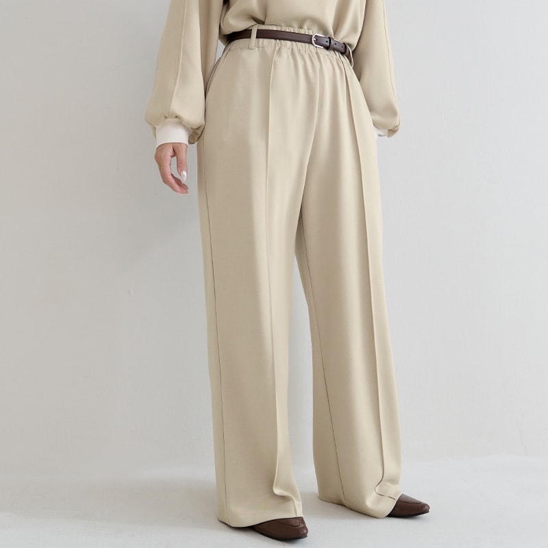 Slimming Cloud Cotton High Waist Plus Size Wide Leg Pants