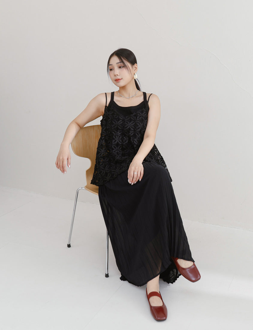 MISS. Adjustable Floral Layering Plus Size Camisole