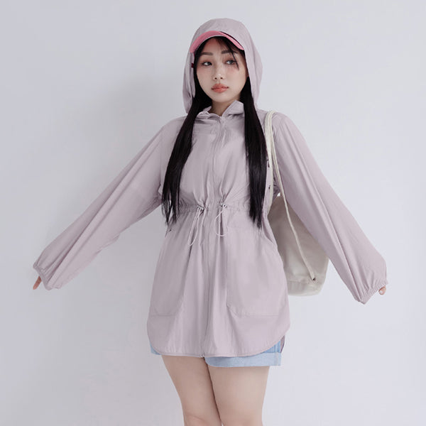 UV PRO+ Lightweight Functional Longline Utility Plus Size Jacket
