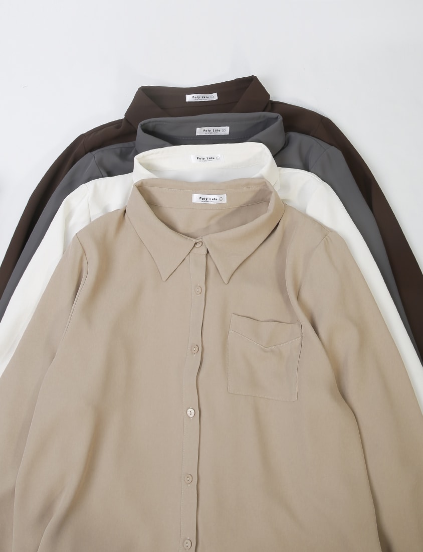 Versatile Wrinkle-Resistant Oversized Plus Size Long Sleeve Shirt (Unisex)