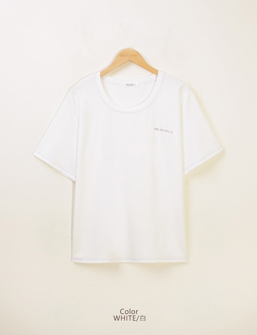 COOL PRO+ Color-Block Plus Size Print Tee