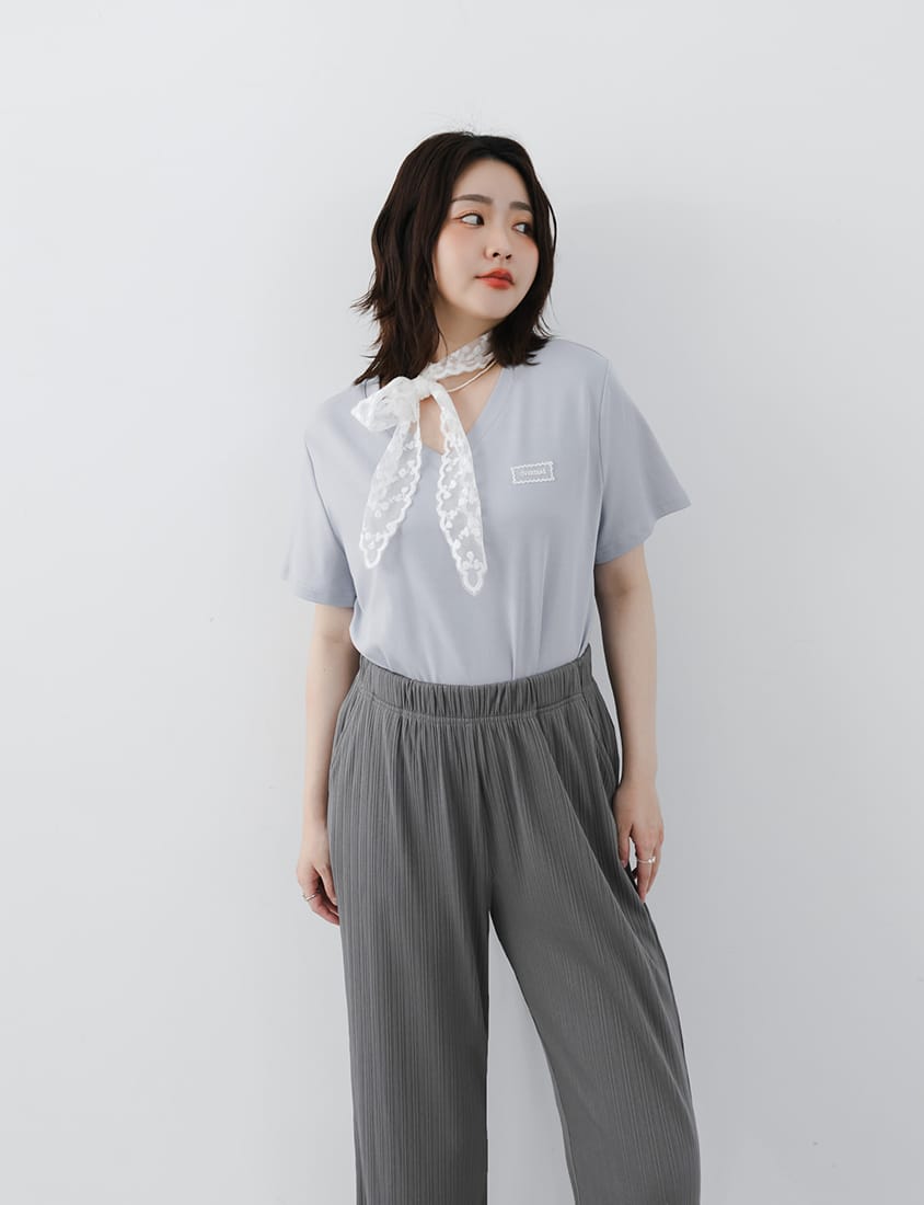 MISS. Ultra Stretch Ribbed Plus Size Slimming Pants