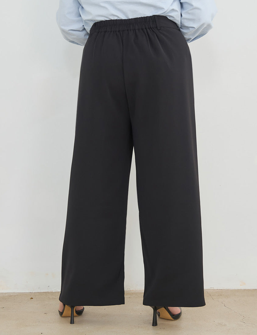 MISS. Apple-Shaped Friendly! Perfect Fit Wrinkle Resistant Straight Cut Trousers