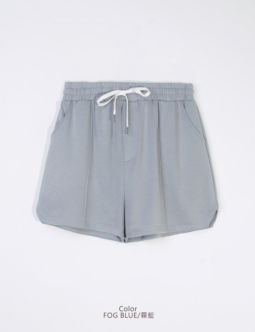 Cloud Cotton Elastic Drawstring Casual Plus Size Shorts
