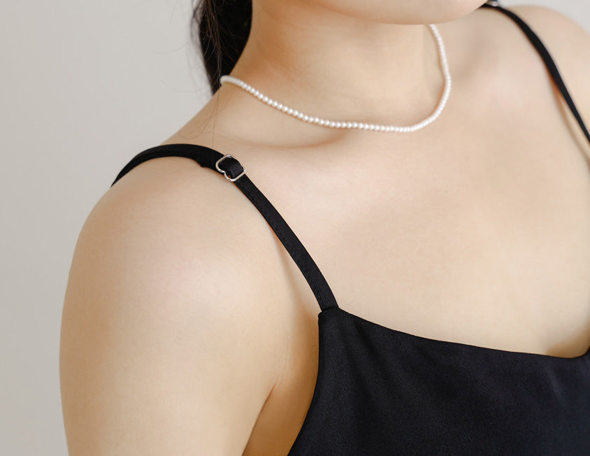 MISS. Skin-Friendly Satin Adjustable Strap Plus Size Cami