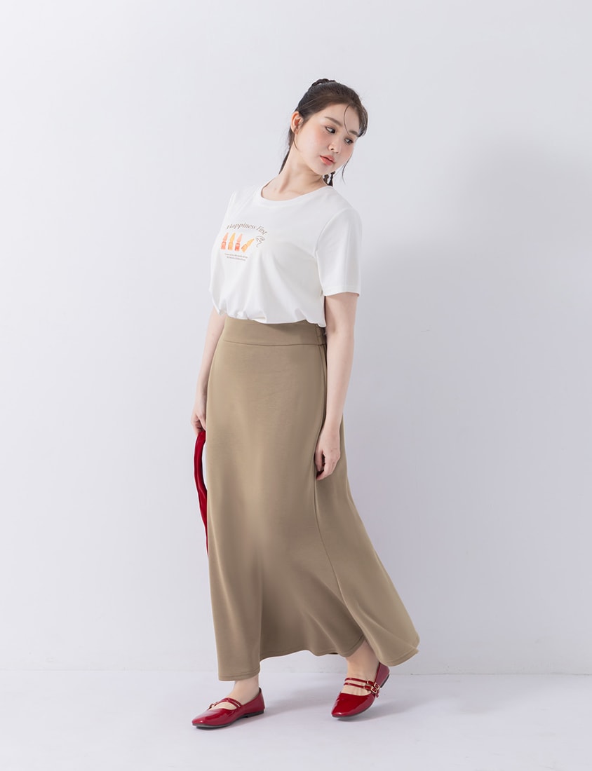 COOL PRO+ Slimming Mermaid Plus Size Maxi Skirt