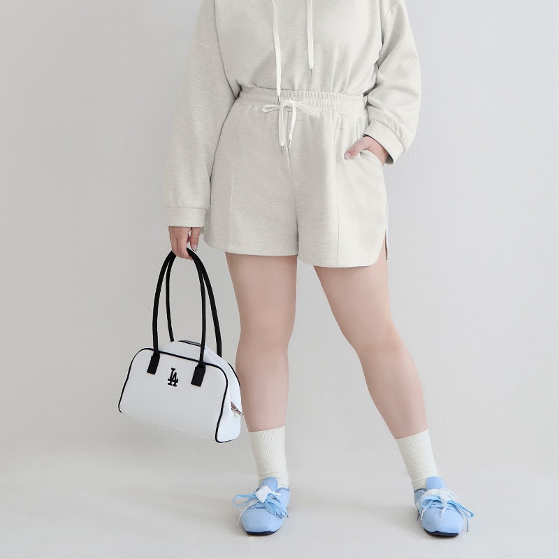 Cloud Cotton Elastic Drawstring Casual Plus Size Shorts