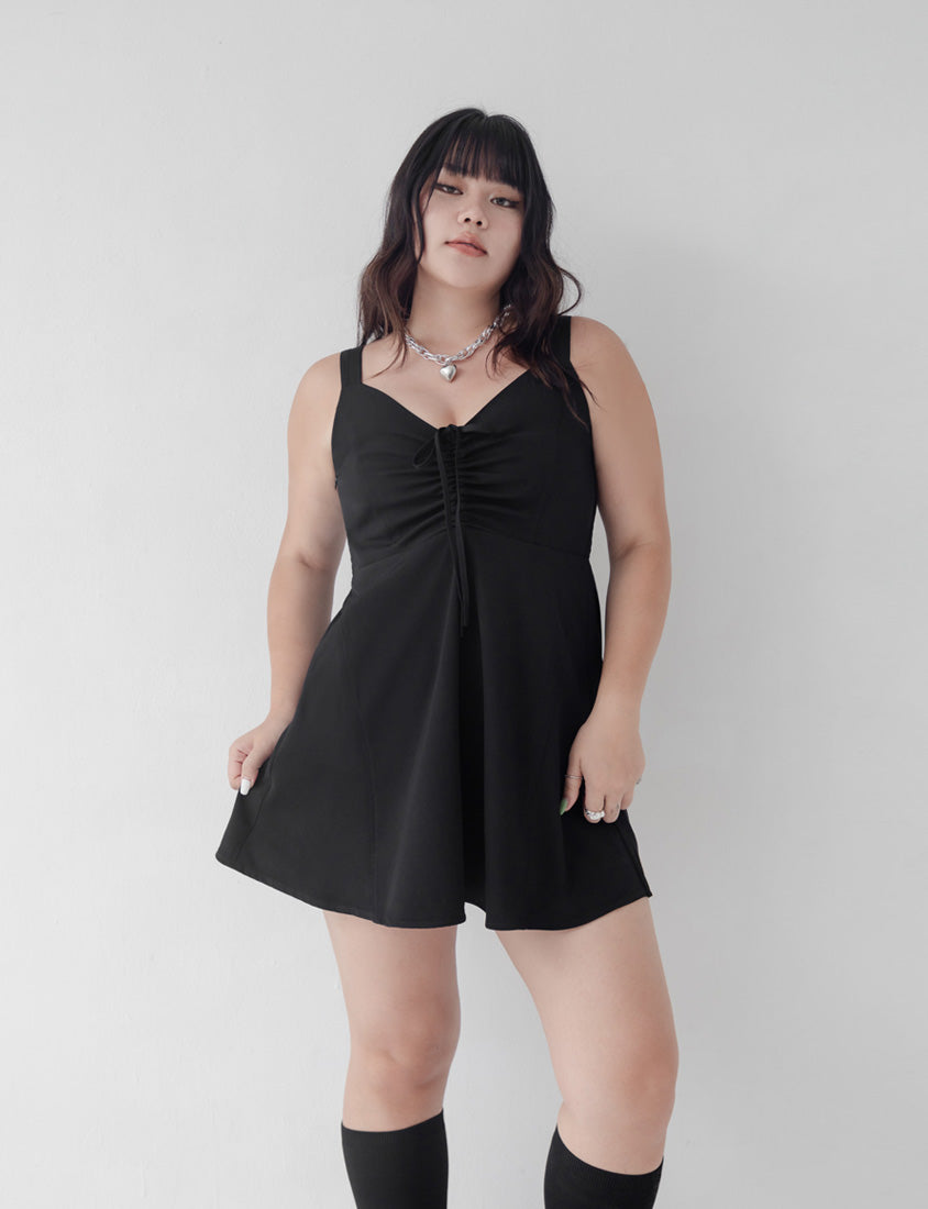 MUA! Adjustable Drawstring Sexy Plus Size Cami Dress