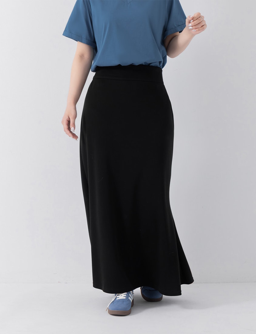 COOL PRO+ Slimming Mermaid Plus Size Maxi Skirt