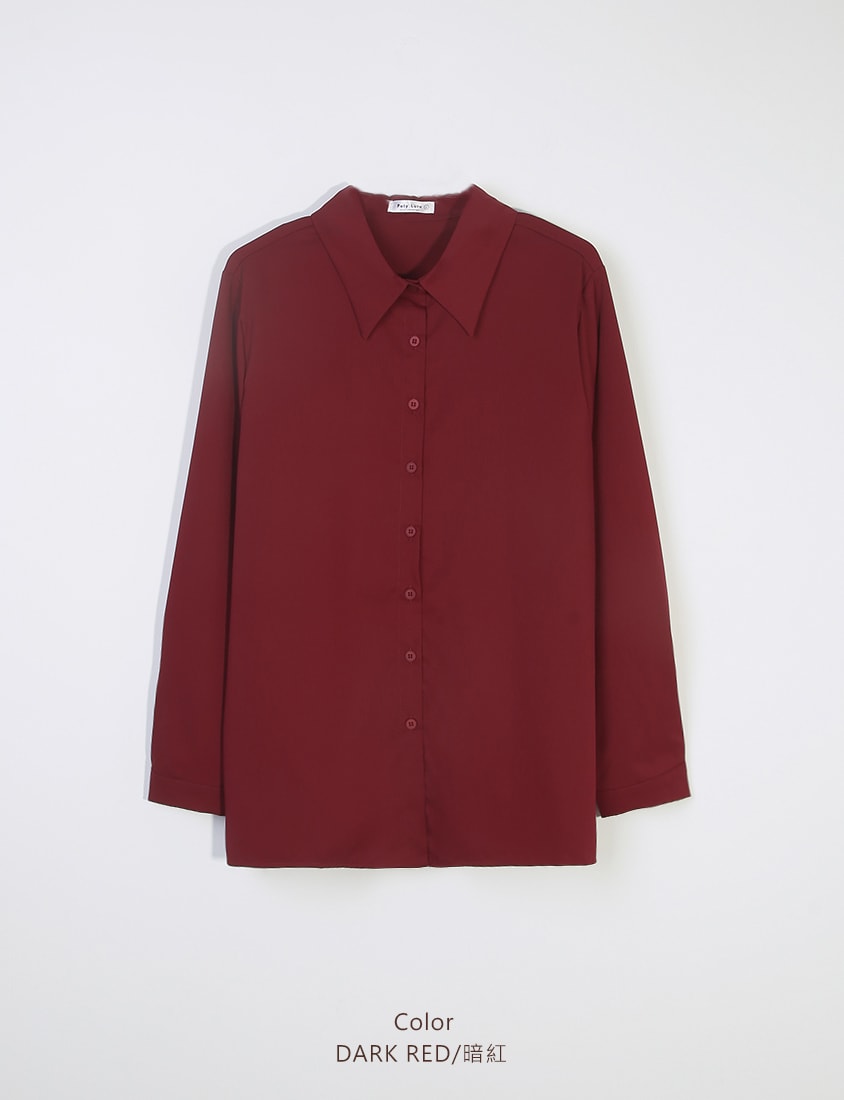 Multi-Color Drop Shoulder Plus Size Boyfriend Oversize Shirt (Unisex)