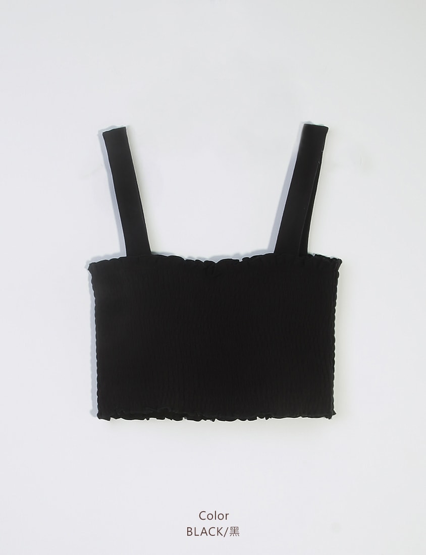 Pobra Cropped Ginger Fleece Bubble Hem Plus Size Bra Top (With Padding)