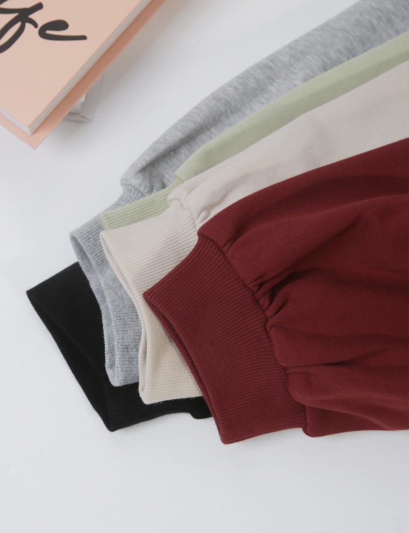 Oversized Cotton Slit Plus Size Sweatshirt (Unisex)