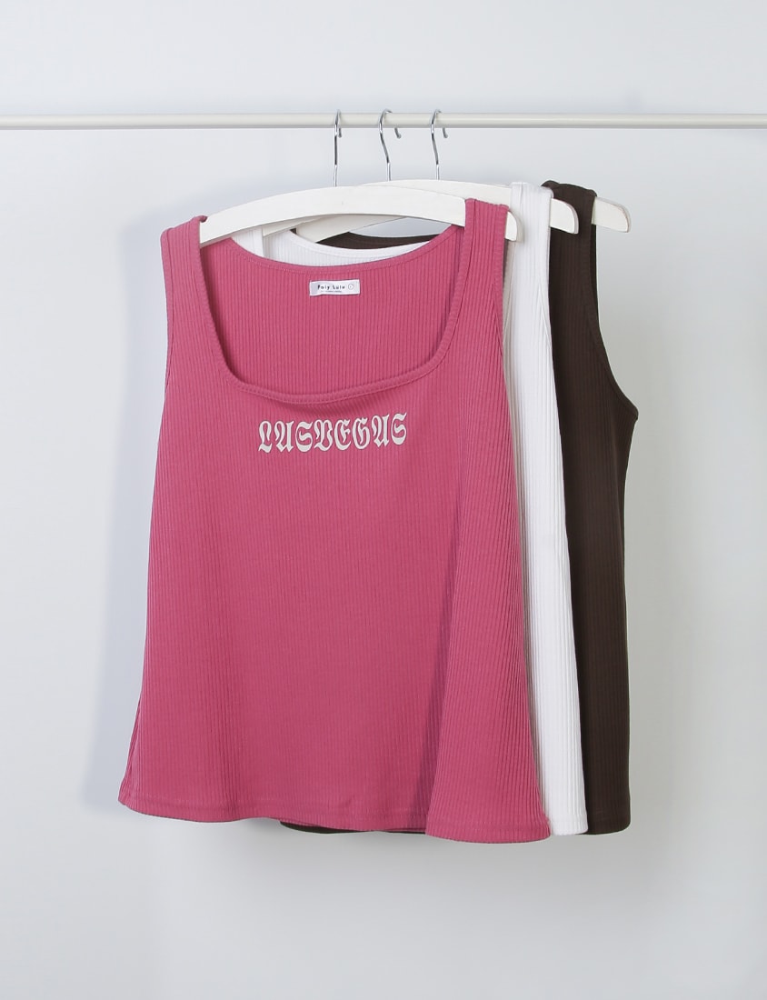 MUA! LAS VEGAS Ribbed Plus Size Tank Top