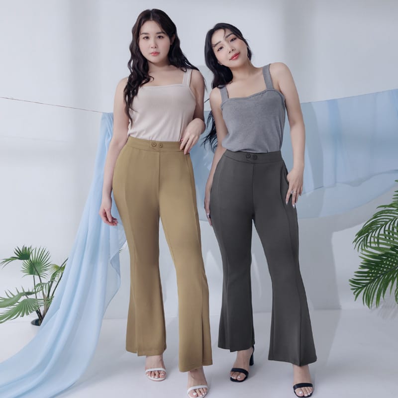 COOL PRO+ Space Cotton Plus Size Slimming Pants (Cropped)