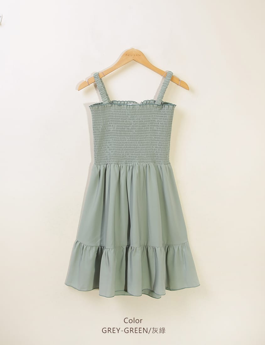 Colorblock Ruffle Trim Smocked Tiered Plus Size Mini Dress
