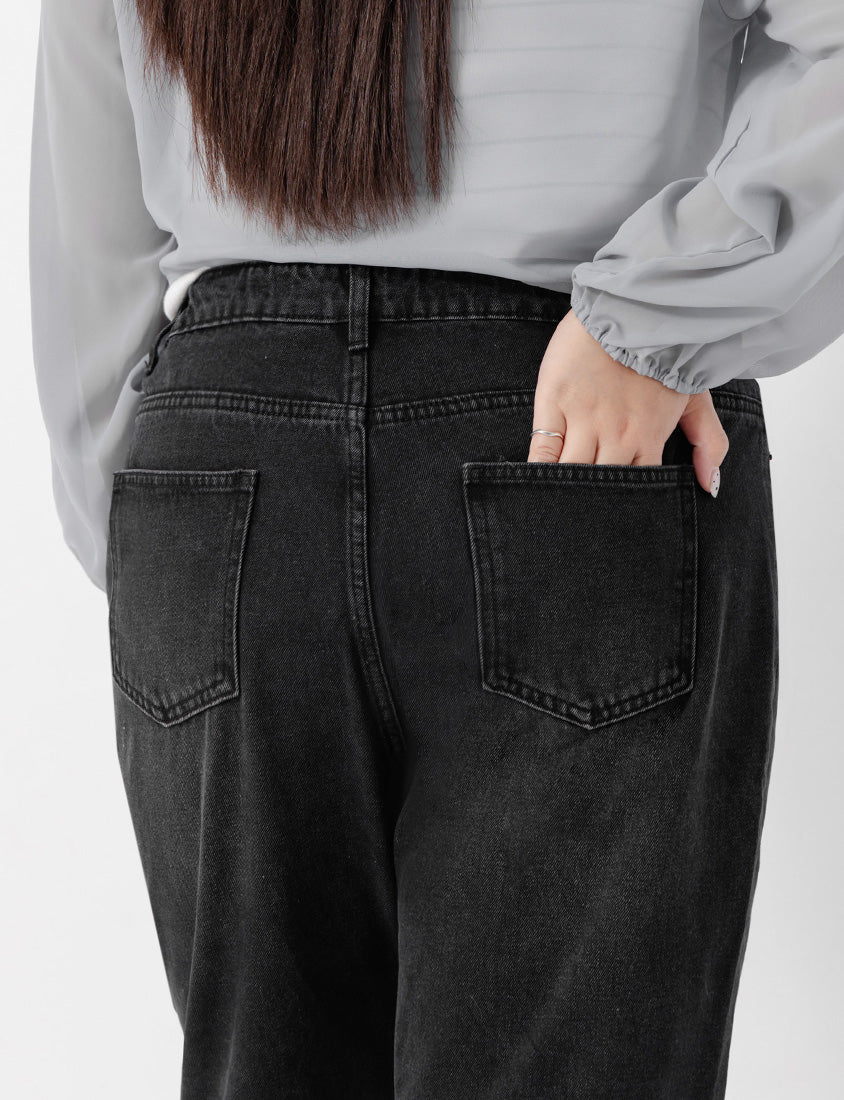 Apple-Shaped Friendly! Perfect Fit Plus Size Boyfriend Jeans