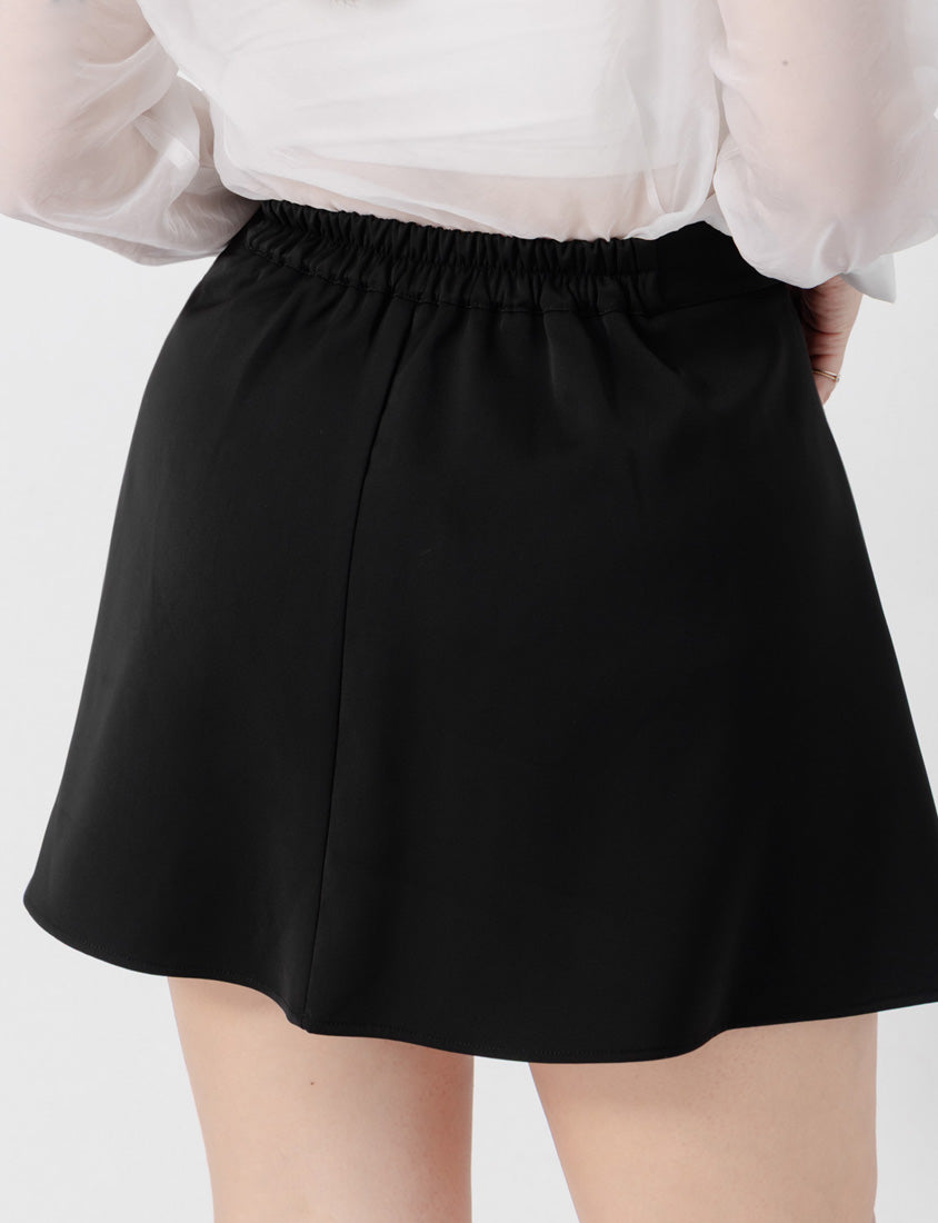 MISS. Standard Perfect Fit Tailored High Waist Pleated Plus Size Skirt